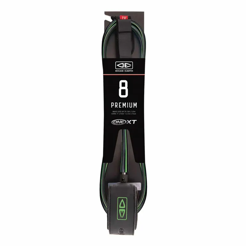 Ocean and Earth 1XT Premium Leash in Lime-2