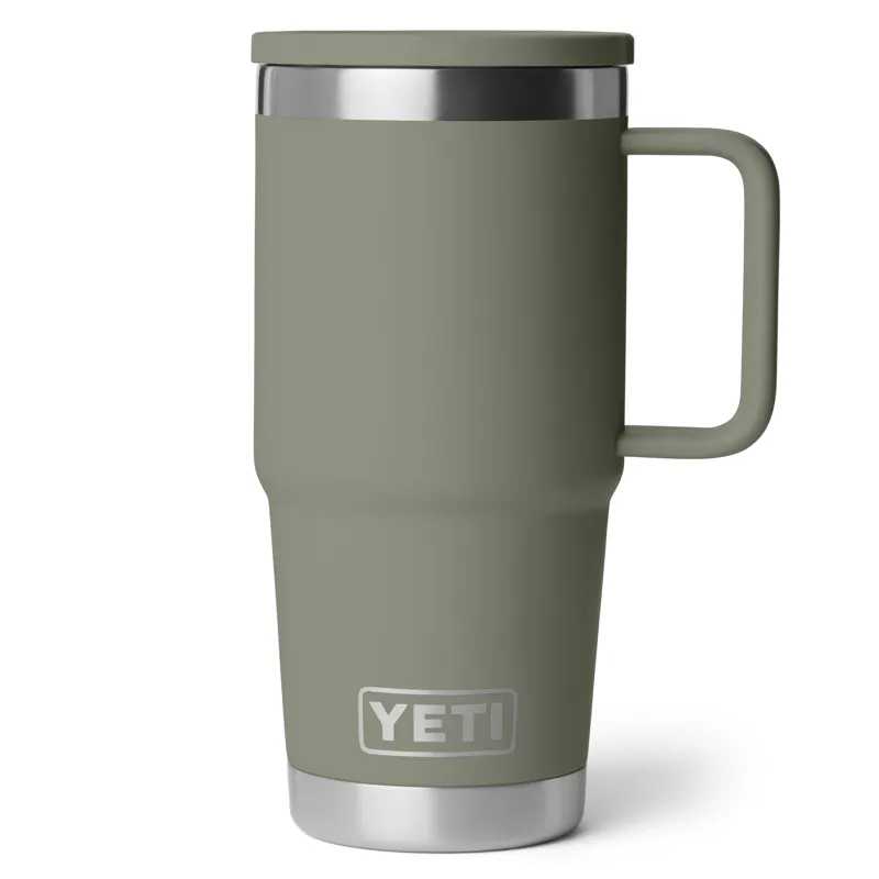 Yeti Rambler 20oz Travel Mug in Pampa Green-1