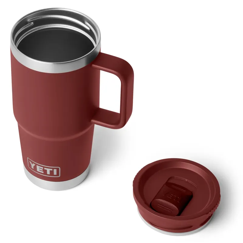 Yeti Rambler 20oz Travel Mug in Stag Red-3