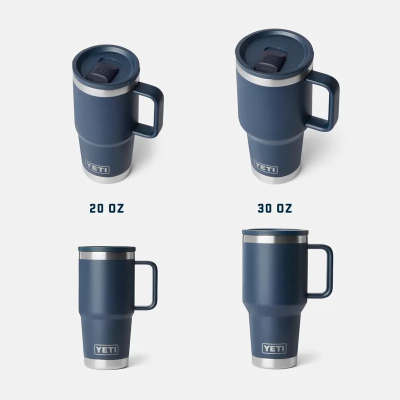 Yeti Rambler 20oz Travel Mug in Stag Red-5