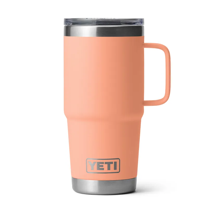 Yeti Rambler 20oz Travel Mug in Lowcountry Peach-1