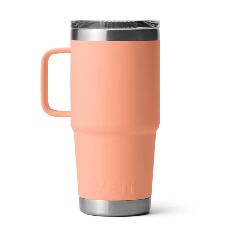 Yeti Rambler 20oz Travel Mug in Lowcountry Peach-2