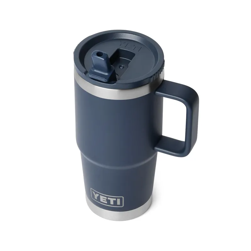 Yeti Rambler 20oz Travel Straw Mug in Navy