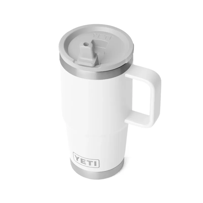Yeti Rambler 20oz Travel Straw Mug in White