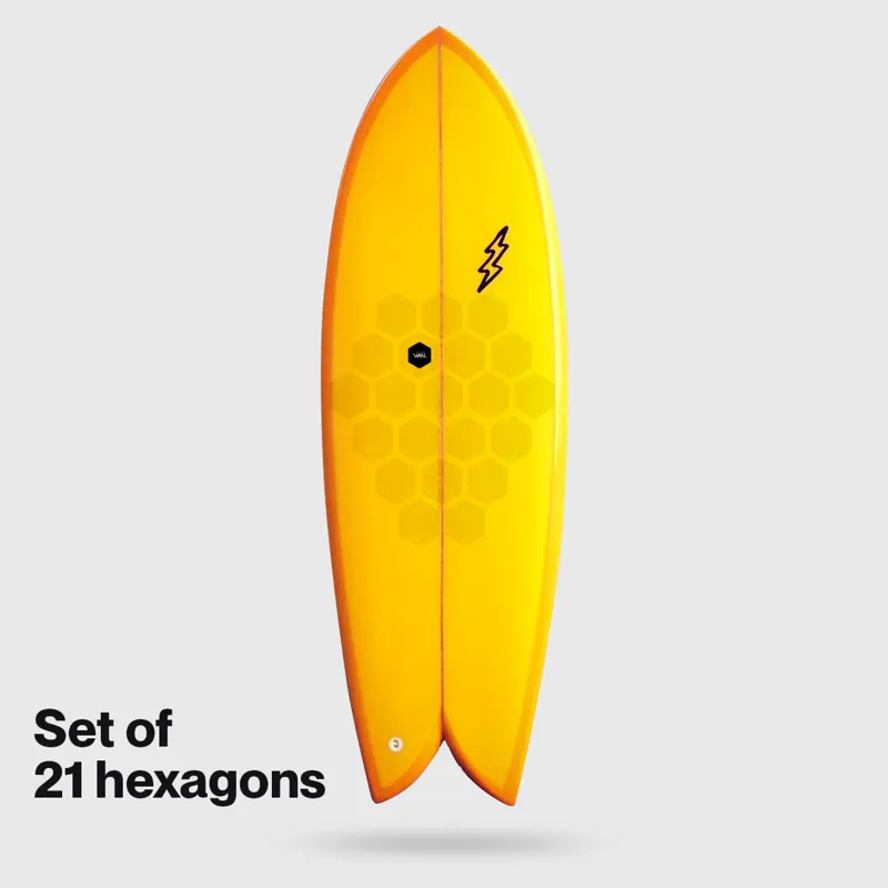 Van Der Waal Surfboard Grip / Pack 21