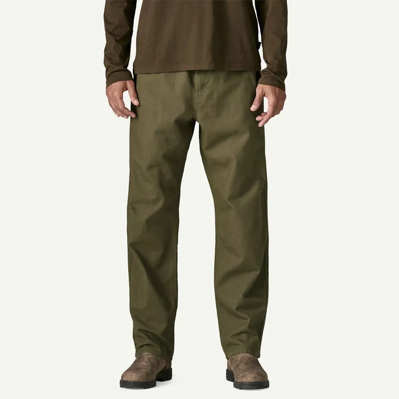 Patagonia Men's Point Reyes Canvas Gi Pants in Basin Green-1