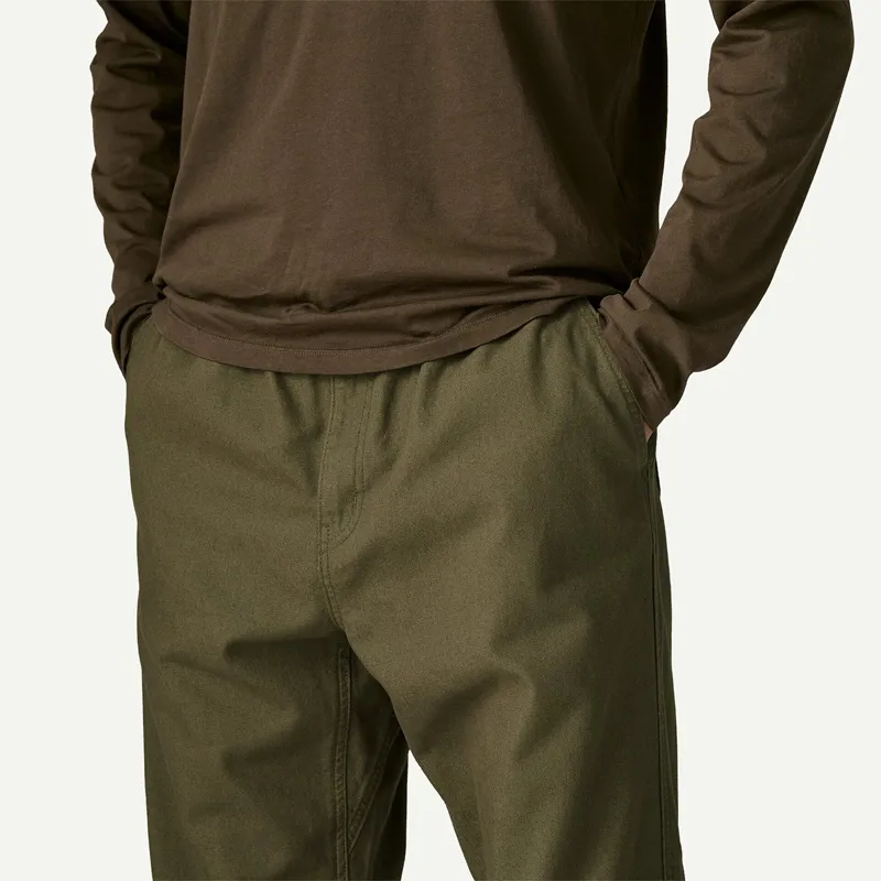 Patagonia Men's Point Reyes Canvas Gi Pants in Basin Green-4