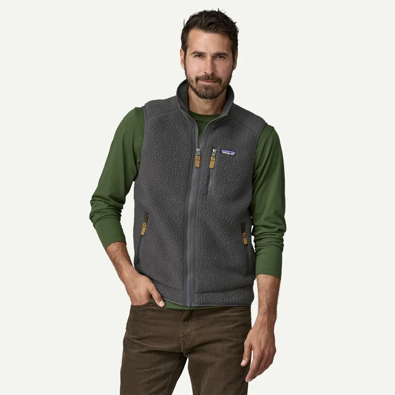 Patagonia Retro Pile Fleece Vest in Forge Grey-1