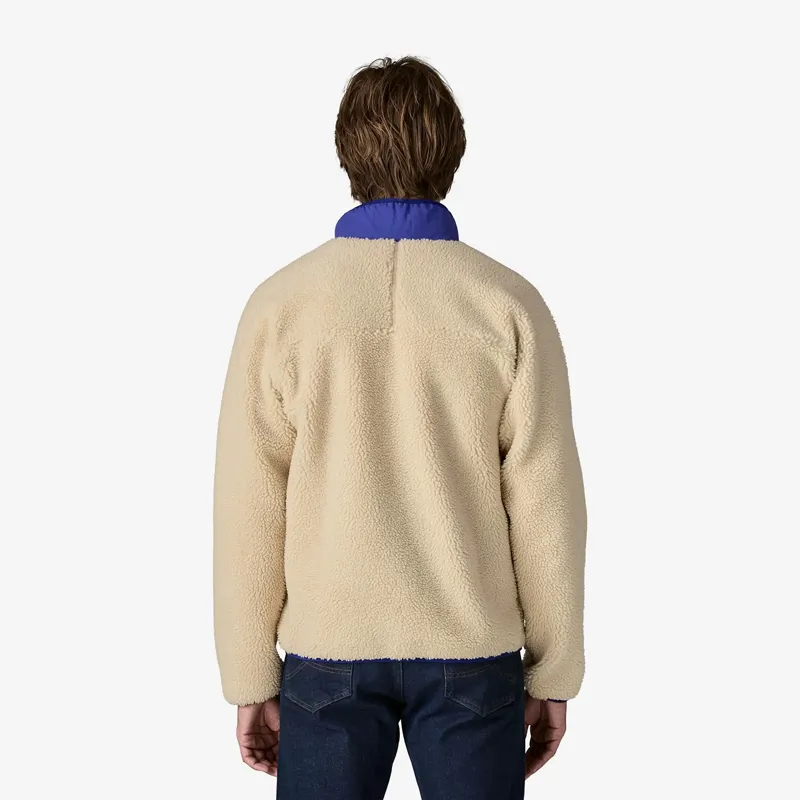 Patagonia Men's Classic Retro-X Fleece Jacket in Dark Natural-2