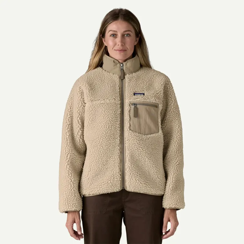 Patagonia Womens Classic Retro-X Jacket in Natural-1