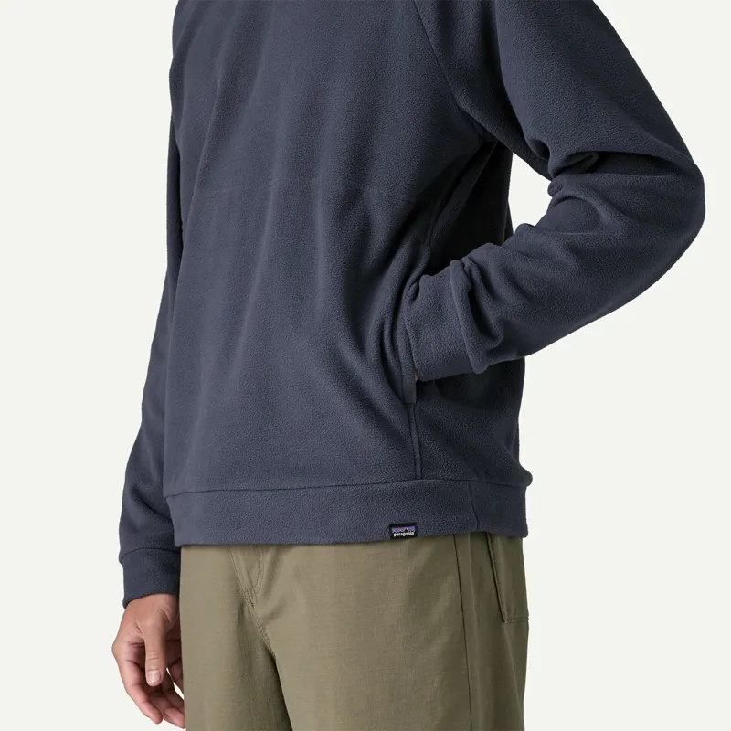 Patagonia Micro D Fleece Crewneck in Smolder Blue-4