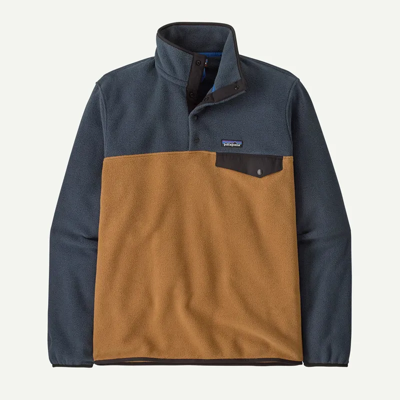 Patagonia Lightweight Synchilla Snap-T Fleece Pullover in Deer Brown