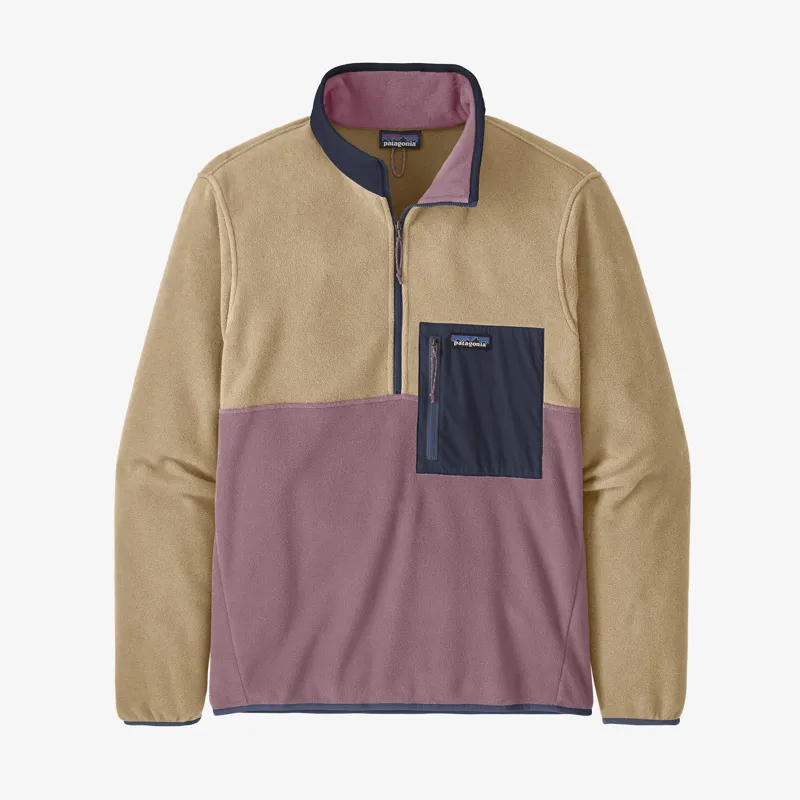 Patagonia Microdini 1/2 Zip Pullover in Evening Mauve