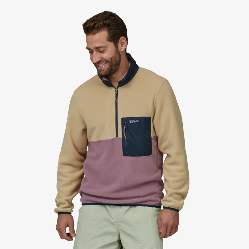 Patagonia Microdini 1/2 Zip Pullover in Evening Mauve-1