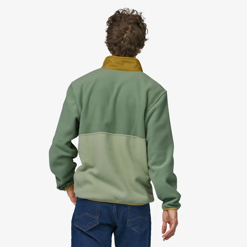 Patagonia Microdini 1/2 Zip Pullover in Salvia Green-2