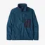 Patagonia Microdini Half-Zip Fleece Pullover in Tidepool Blue