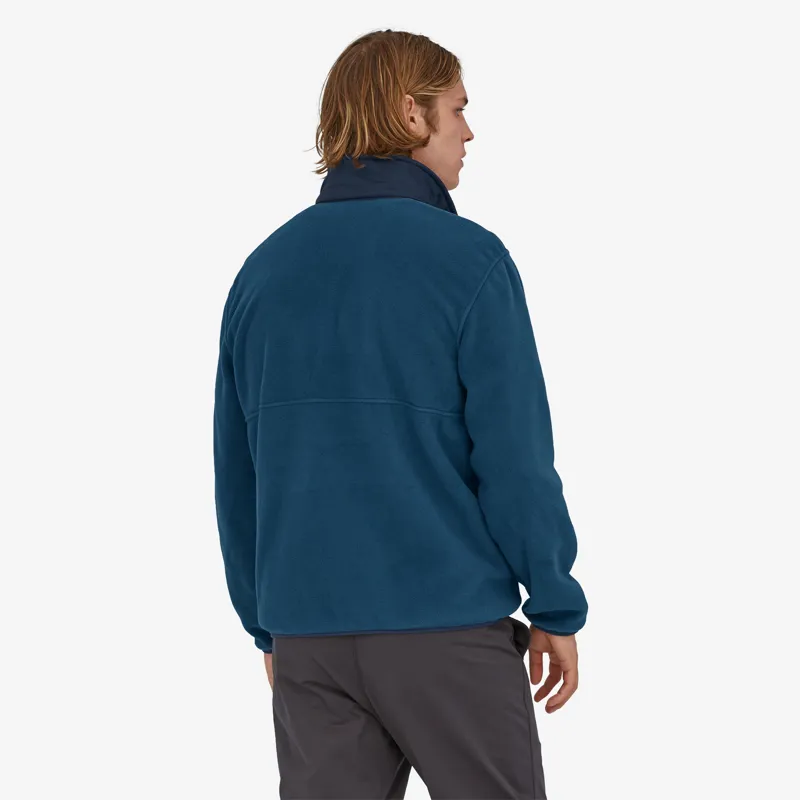 Patagonia Microdini Half-Zip Fleece Pullover in Tidepool Blue-2