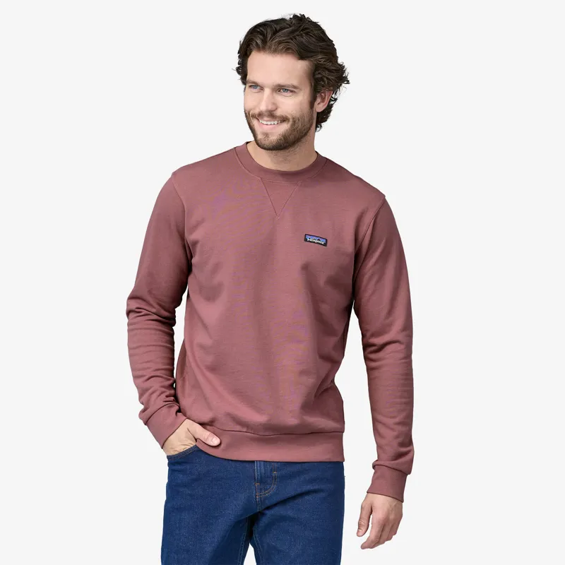 Patagonia Regenerative Organic Certified Cotton Crewneck Sweatshirt in Evening Mauve-1