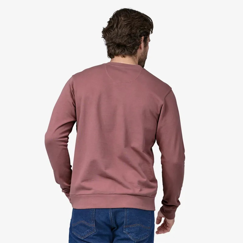 Patagonia Regenerative Organic Certified Cotton Crewneck Sweatshirt in Evening Mauve-2