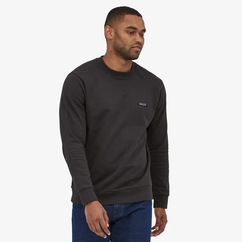 Patagonia Regenerative Organic Certified Cotton Crewneck Sweatshirt in Ink Black-1