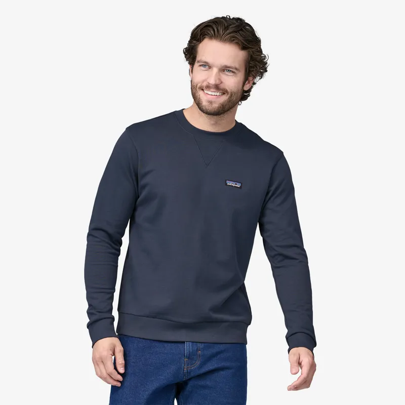 Patagonia Regenerative Organic Certified Cotton Crewneck Sweatshirt in Smolder Blue-1