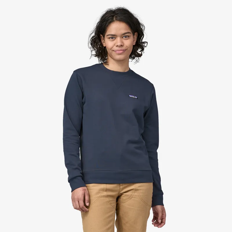 Patagonia Regenerative Organic Certified Cotton Crewneck Sweatshirt in Smolder Blue-4