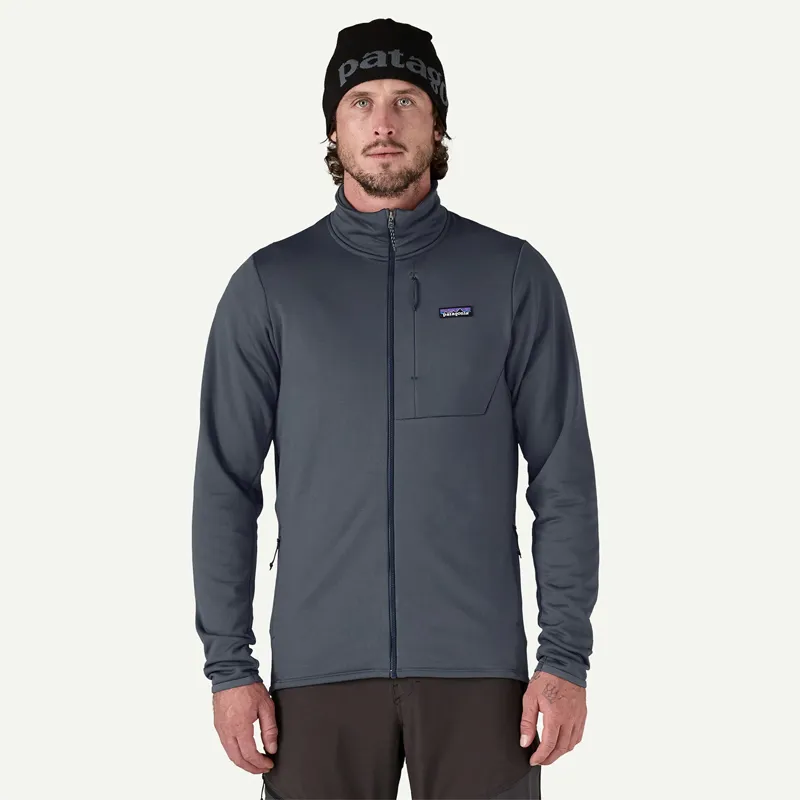 Patagonia R1 Thermal Fleece Jacket in Smolder Blue-1