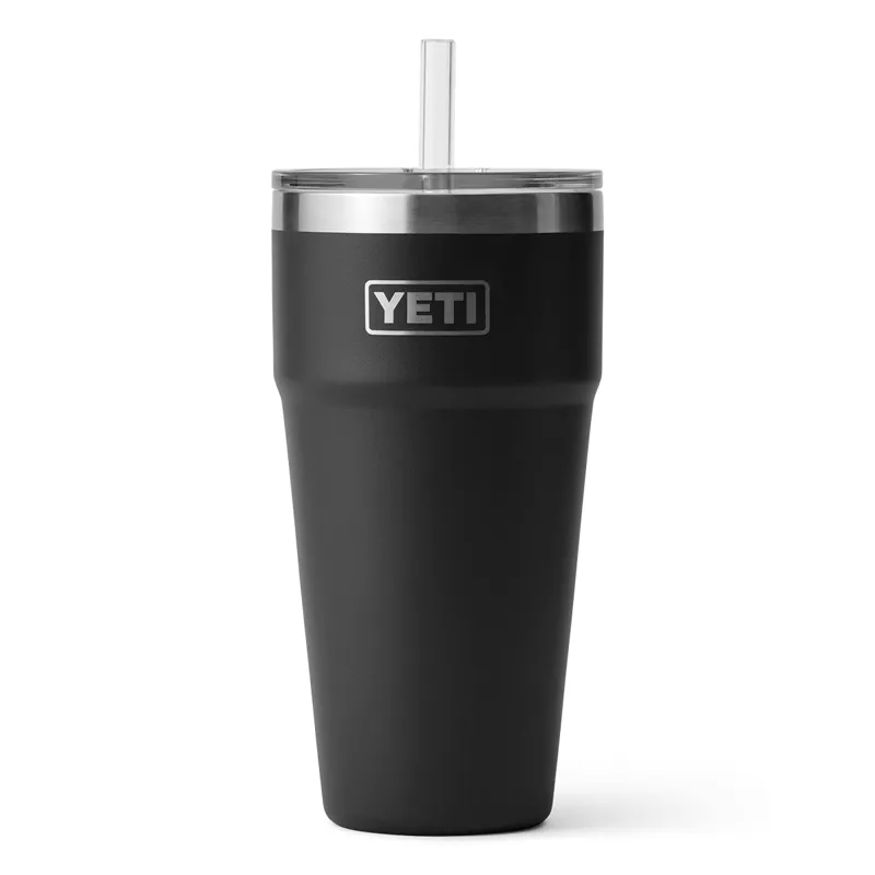 Yeti Rambler 26oz Straw Cup in Black-1