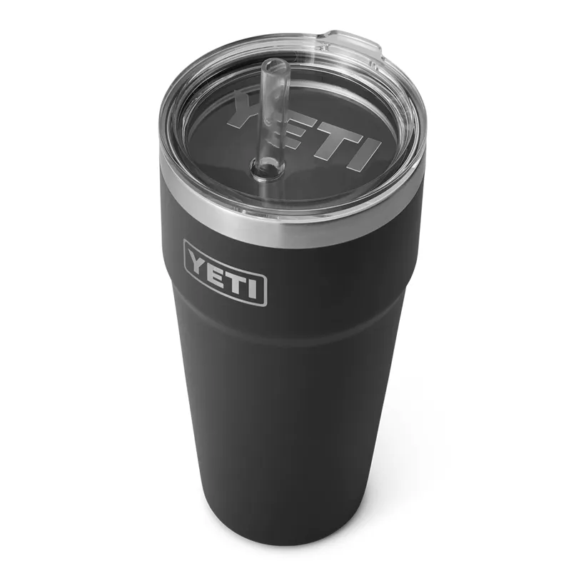 Yeti Rambler 26oz Straw Cup in Black