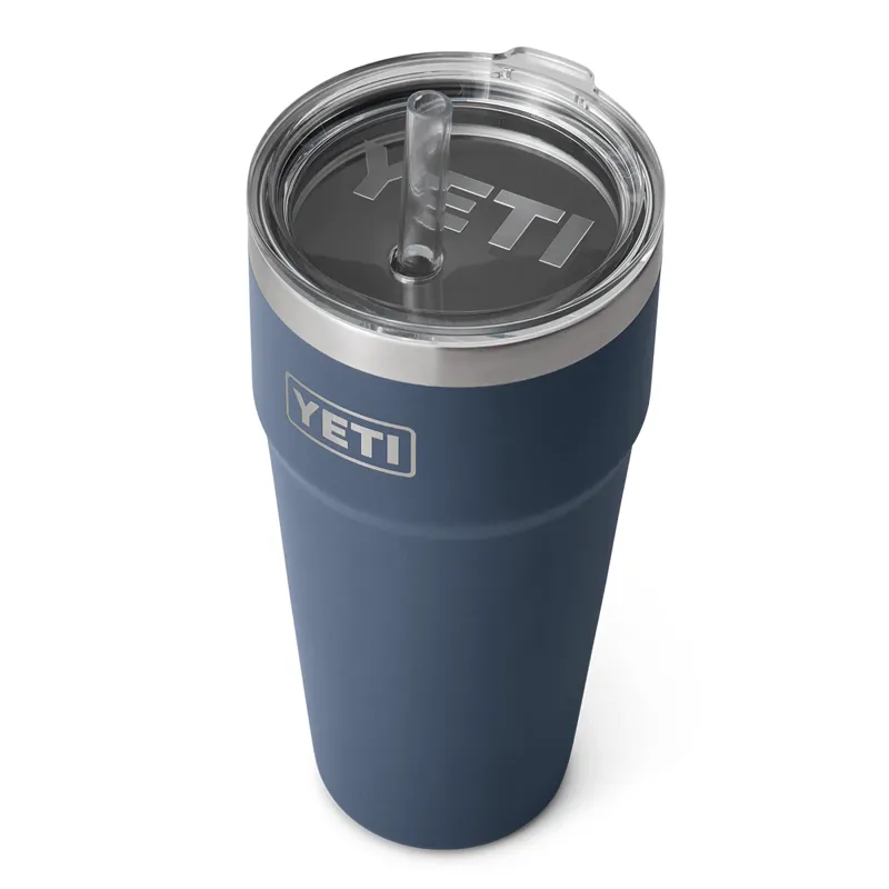 Yeti Rambler 26oz Straw Cup in Navy