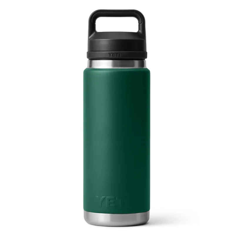 Yeti Rambler 26oz Chug Bottle in Black Forest Green-1