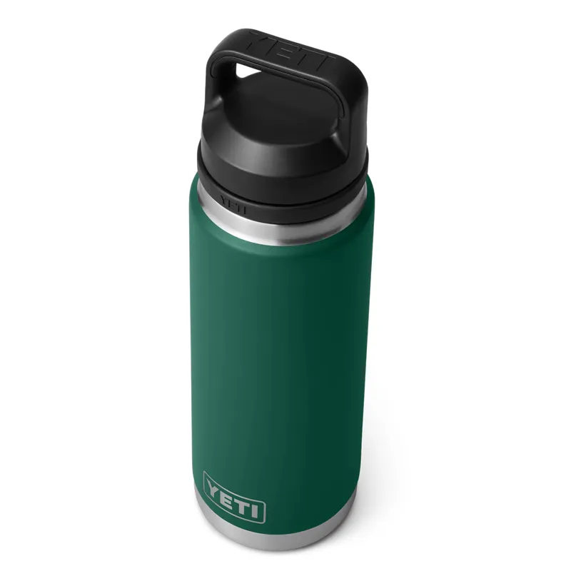 Yeti Rambler 26oz Chug Bottle in Black Forest Green-2