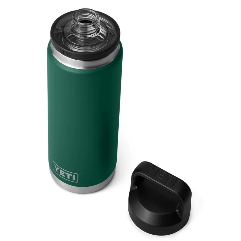 Yeti Rambler 26oz Chug Bottle in Black Forest Green-3