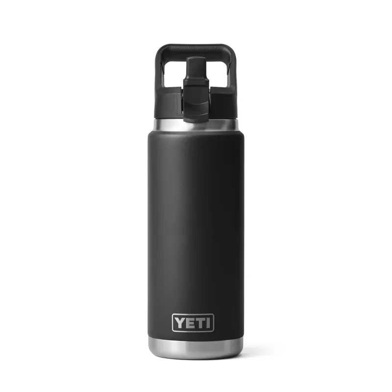 Yeti Rambler 26oz Straw Bottle in Black-1