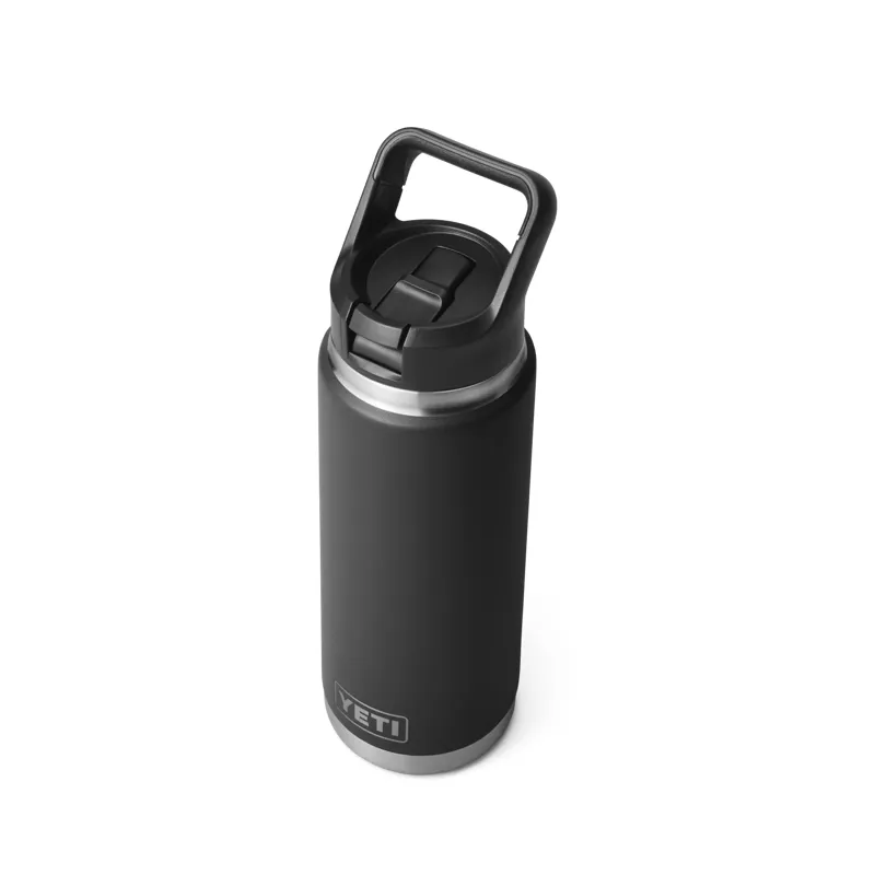 Yeti Rambler 26oz Straw Bottle in Black-3