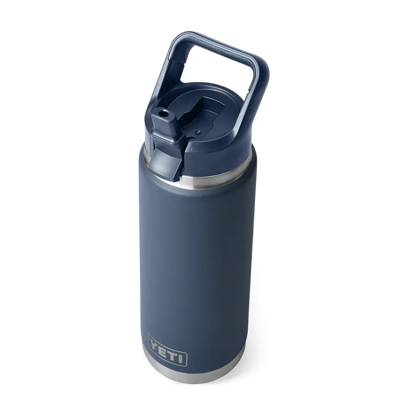 Yeti Rambler 26oz Straw Bottle in Navy