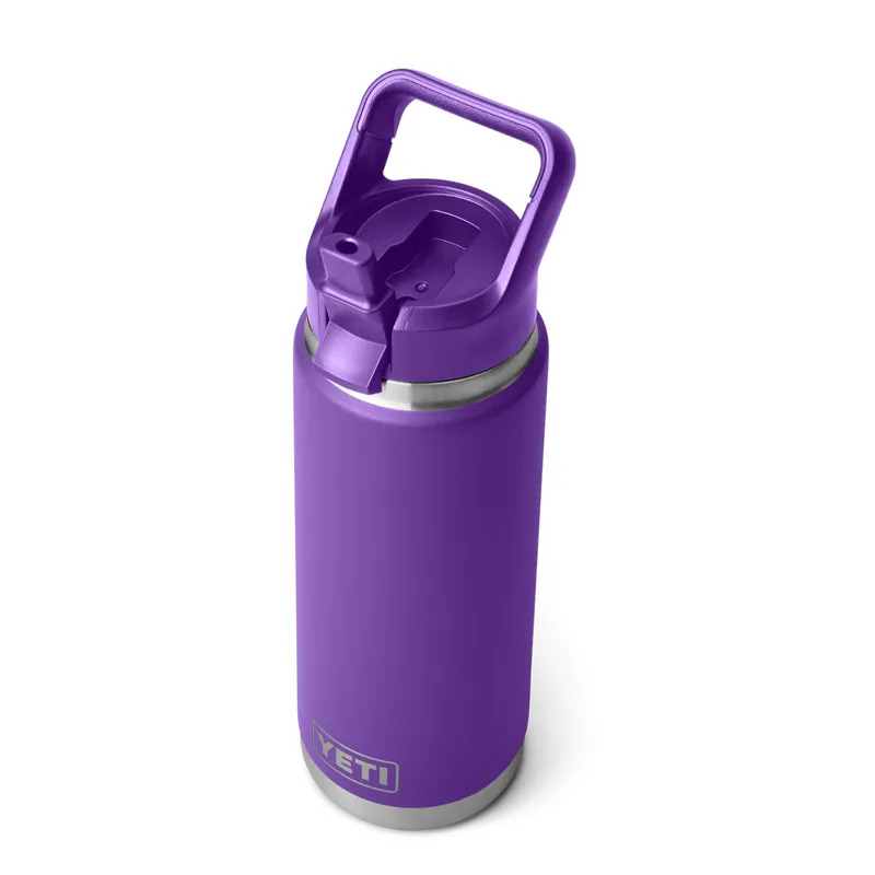 Yeti Rambler 26oz Straw Bottle in Pace Purple