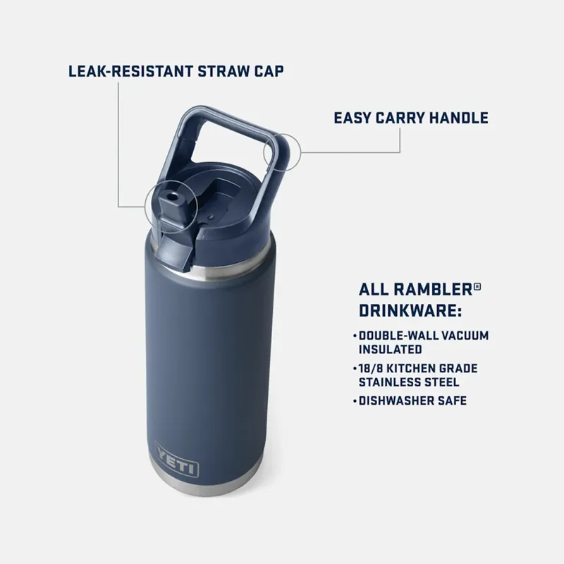 Yeti Rambler 26oz Straw Bottle in Pace Purple-3