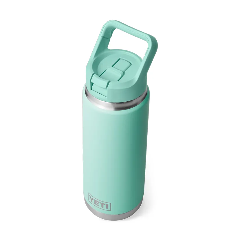 Yeti Rambler 26oz Straw Bottle in Seafoam