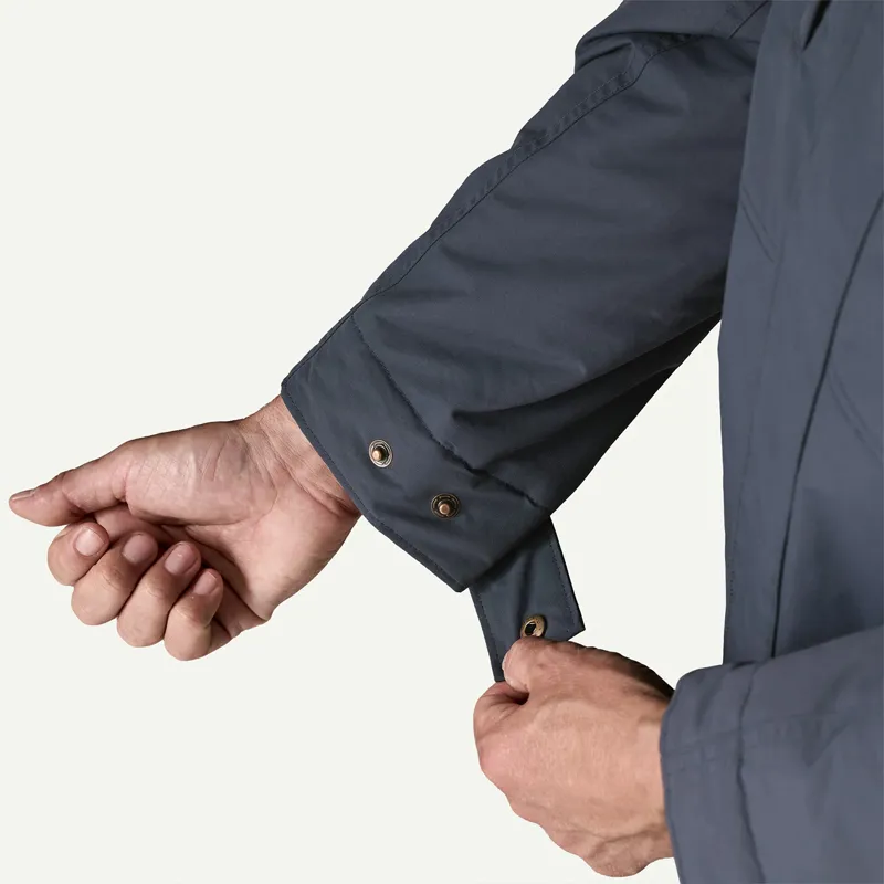 Patatgonia Isthmus Parka Jacket in Smolder Blue-9