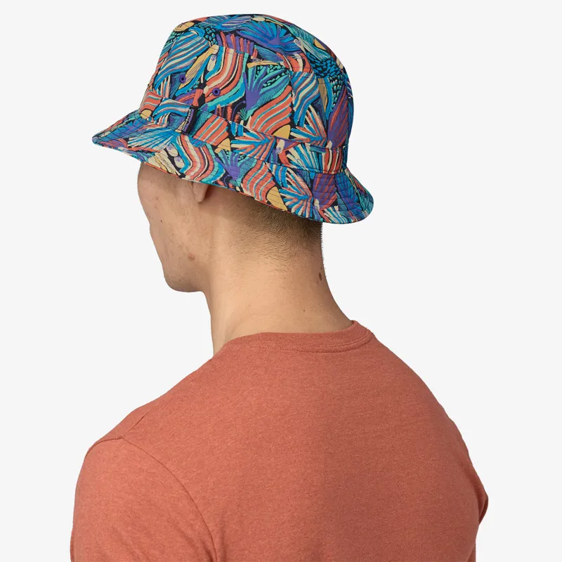 Patagonia Wavefarer Bucket Hat in Joy: Pitch Blue-2