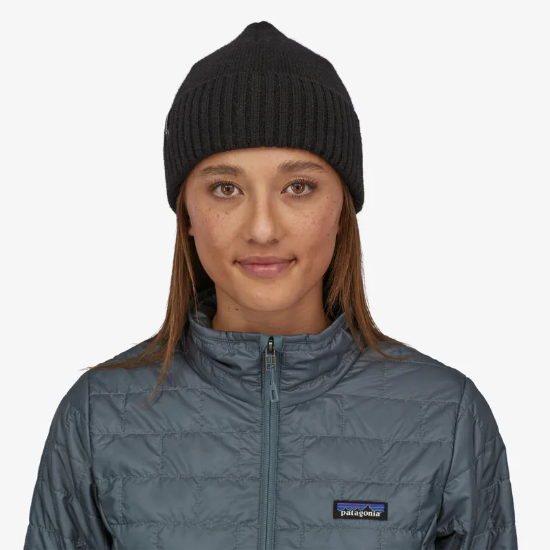 Patagonia Brodeo Beanie in Black-1
