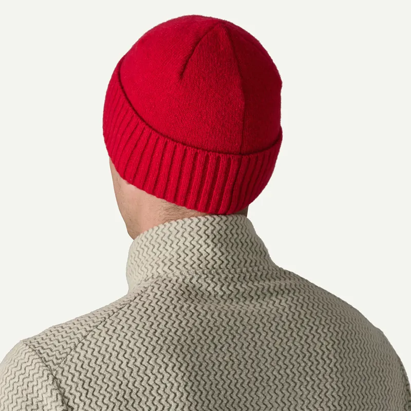 Patagonia Brodeo Beanie in Oval Logo: Amanita Red-2