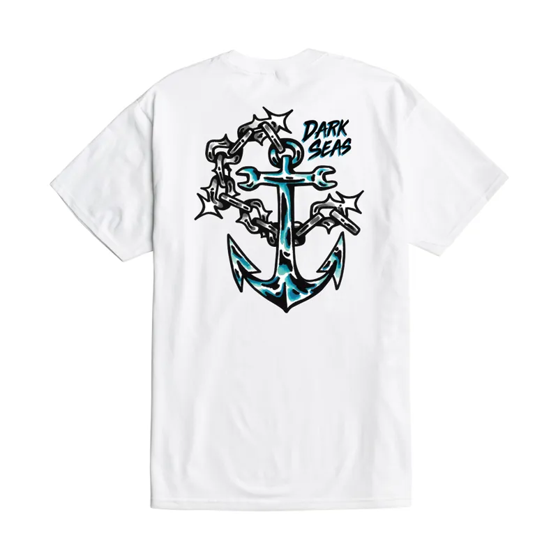 Dark Seas Chrome Chains Tee in White