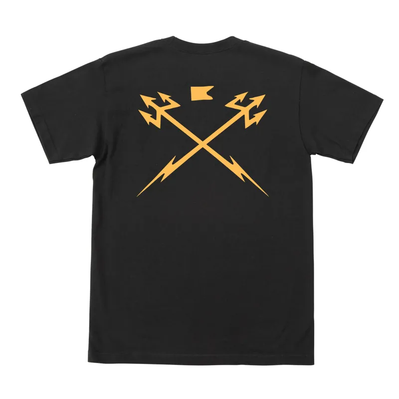 Dark Seas Headman Pocket Tee in Black