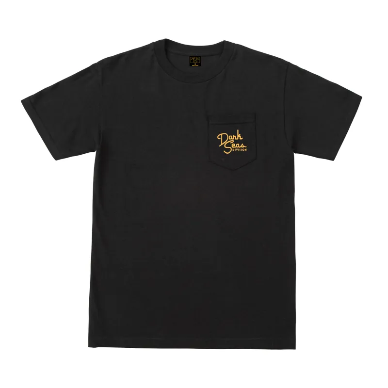 Dark Seas Headman Pocket Tee in Black-1