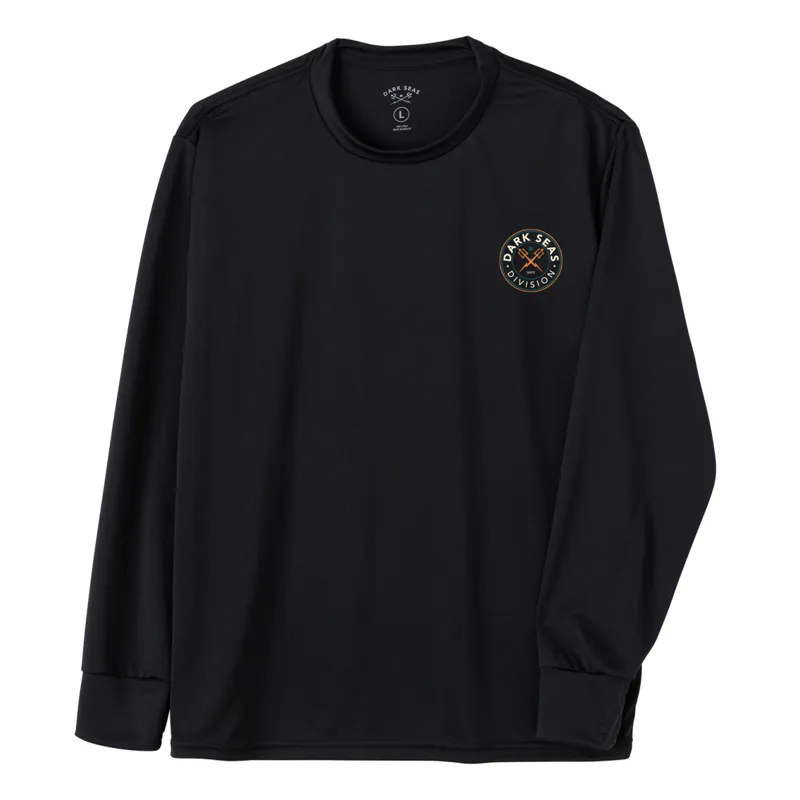 Dark Seas Navigator Long Sleeve UV Tee in Black-1