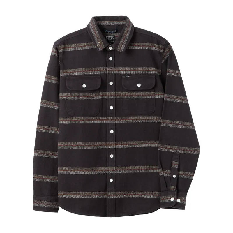 Dark Seas Santa Clara Woven Jacket in Black