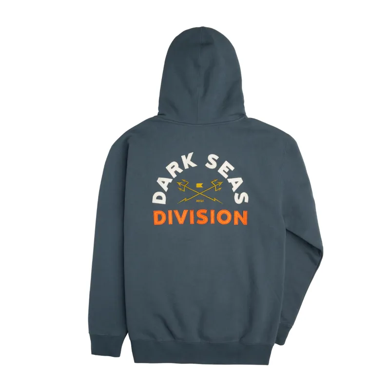 Dark Seas Cordell Heavyweight Hooded Fleece in Slate