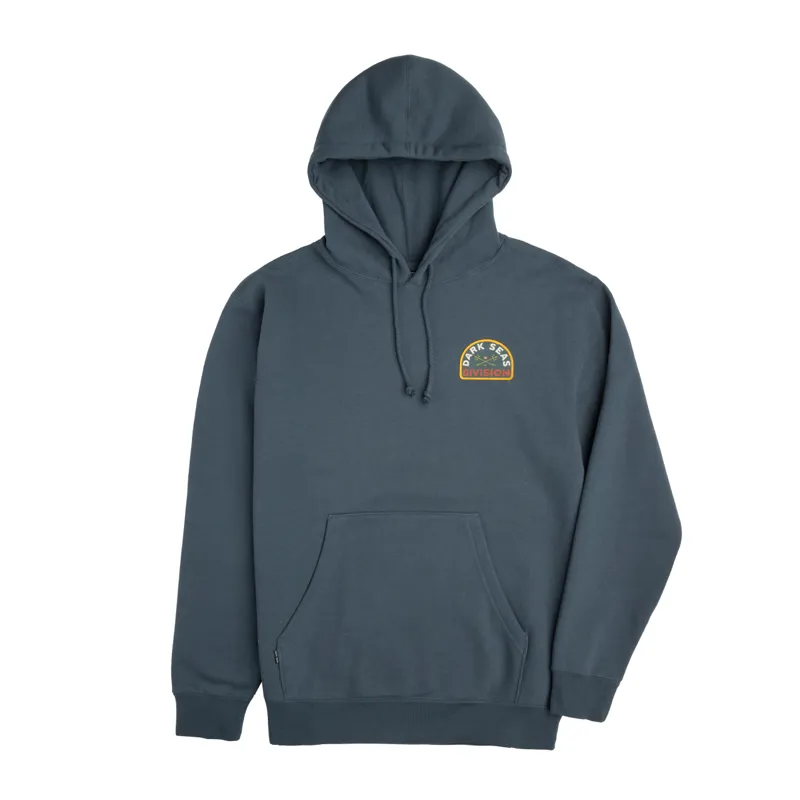 Dark Seas Cordell Heavyweight Hooded Fleece in Slate-1